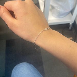 Infinity bracelet Tiffany and Co silver